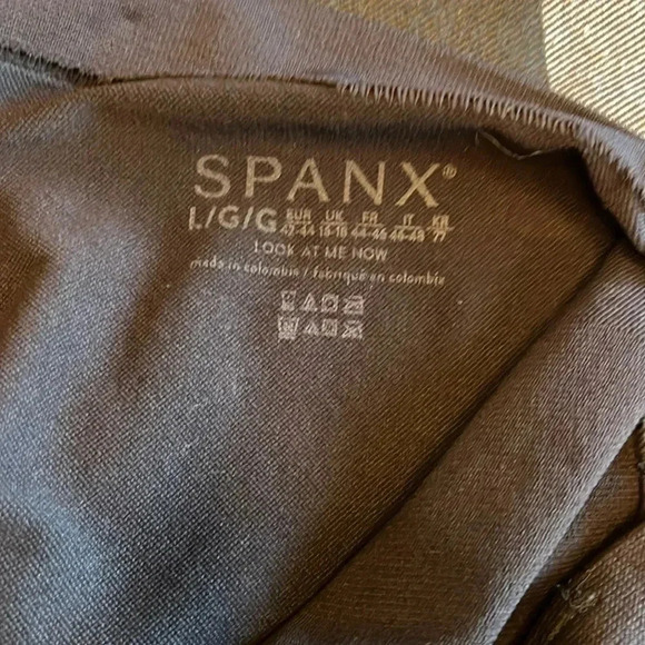 SPANX Women's Look at Me Now High Waisted Seamless Leggings Ankle Black Size L - Picture 4 of 5